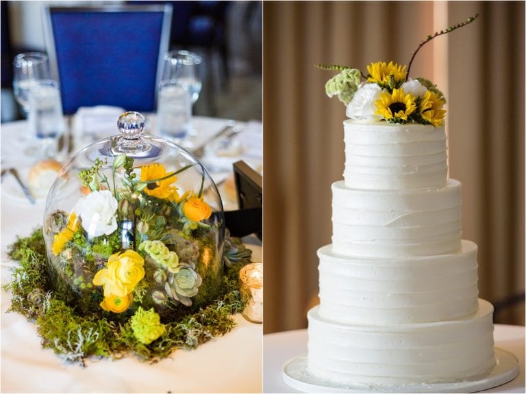 Hotel Palomar wedding photos Yellow and grey wedding in