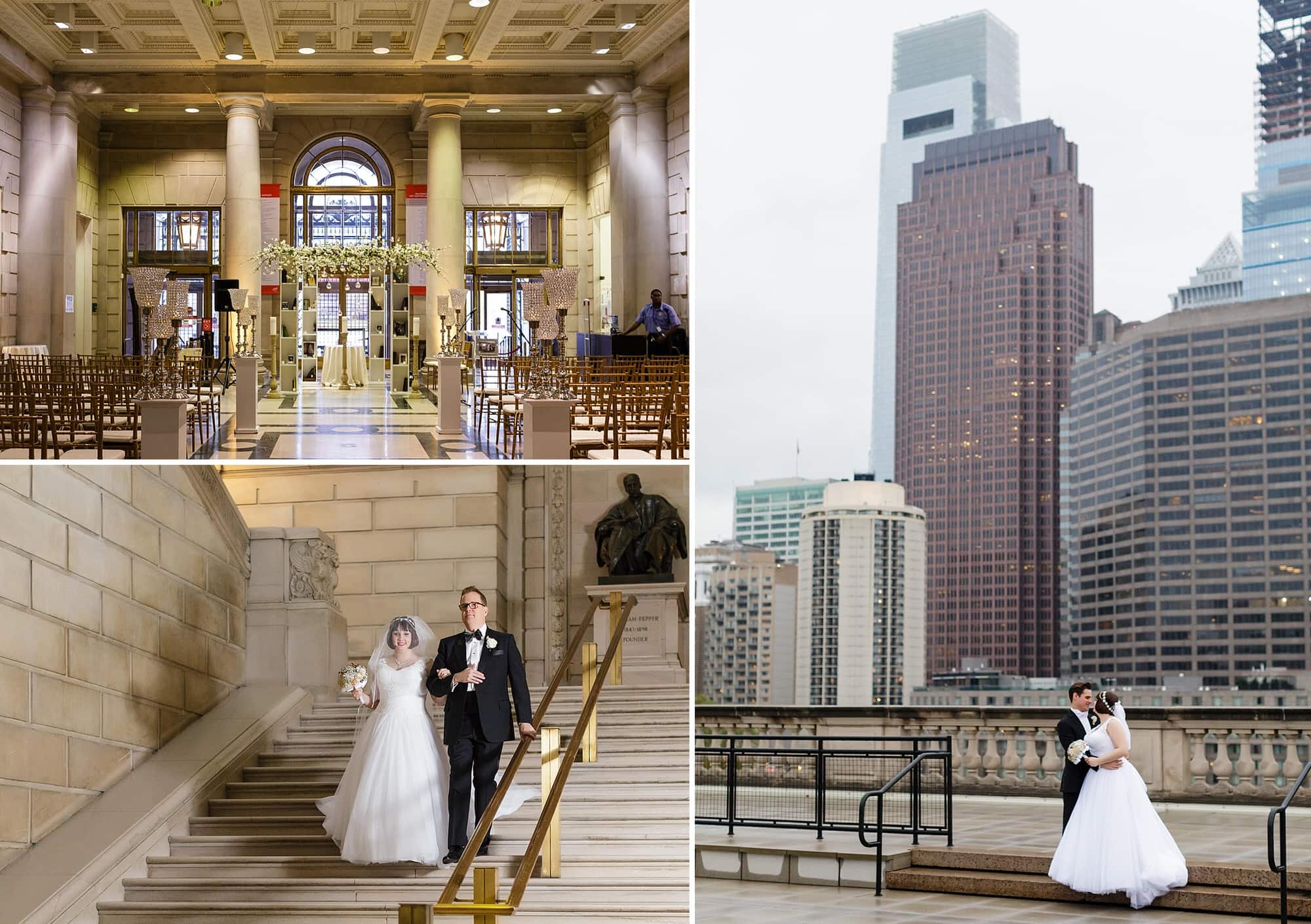 Best New To Us Philadelphia Wedding Venue Of 2017 Philadelphia Wedding Venues Free Library Of Brûlée Catering Ceremony In Atrium