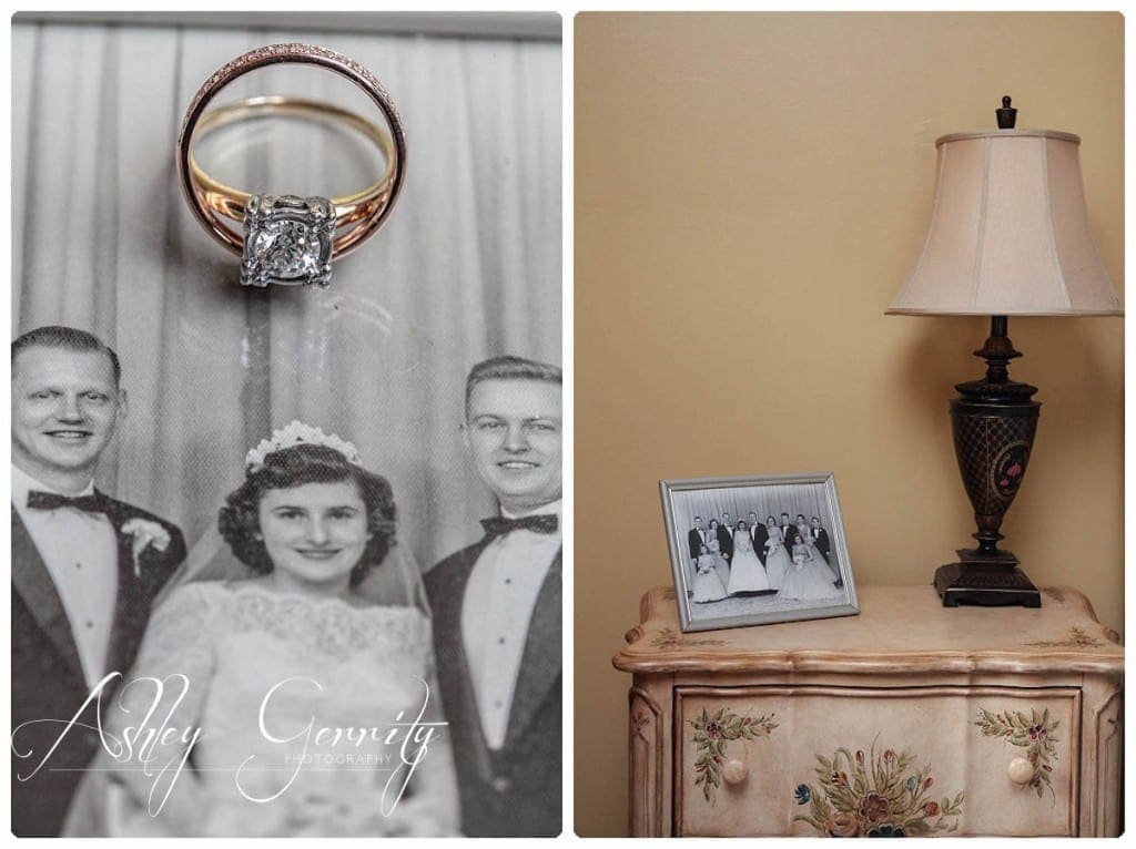 Rings & Wedding Portrait of Nicci's Maternal Grandmother