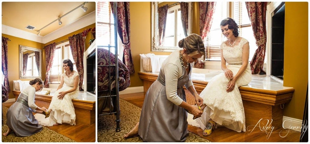 Chester County Wedding Photography | Yellow Bridal Shoes