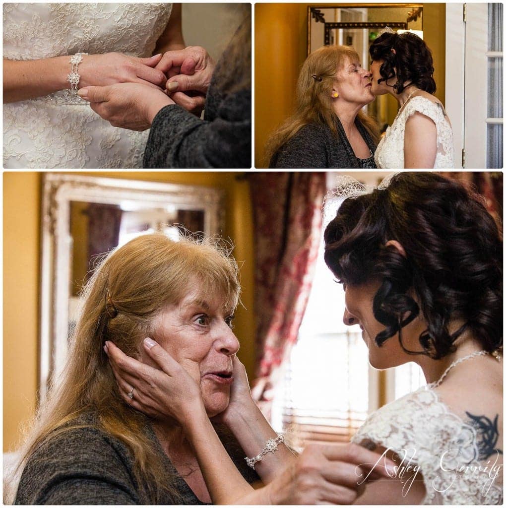 Chester County Wedding Photography | Bride & Her Mother