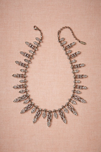 Philadelphia Wedding Photography | BHLDN Arabella Necklace