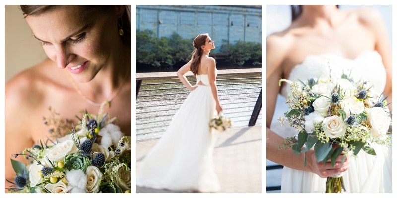 Deanna was a stunning bride and her bouquet was a plethora of textures.