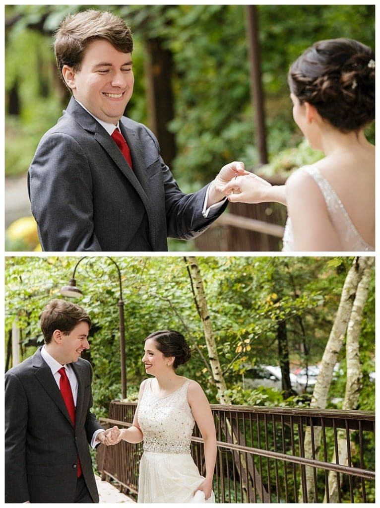 When they turned, the reaction was true beauty in a radiant smile. 
