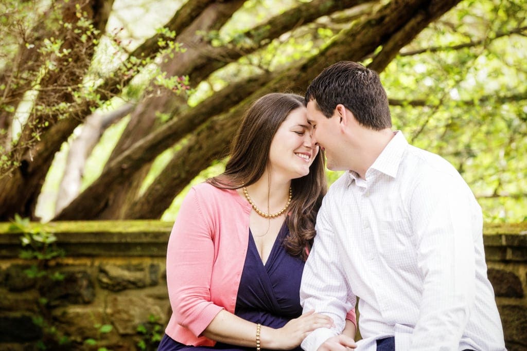 A great pose for any couple is to nuzzle into each other.