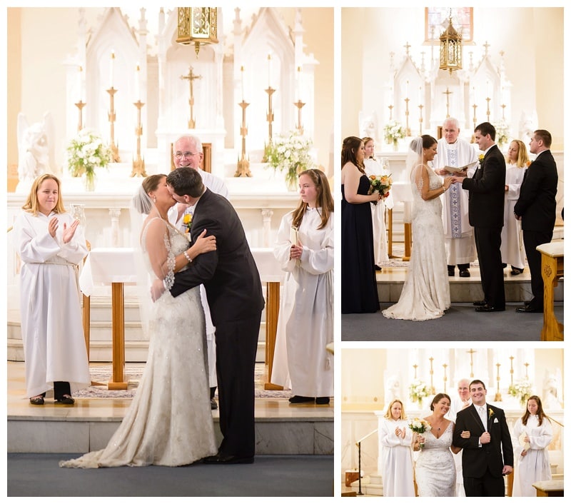 Vows, rings and sealed with a kiss!