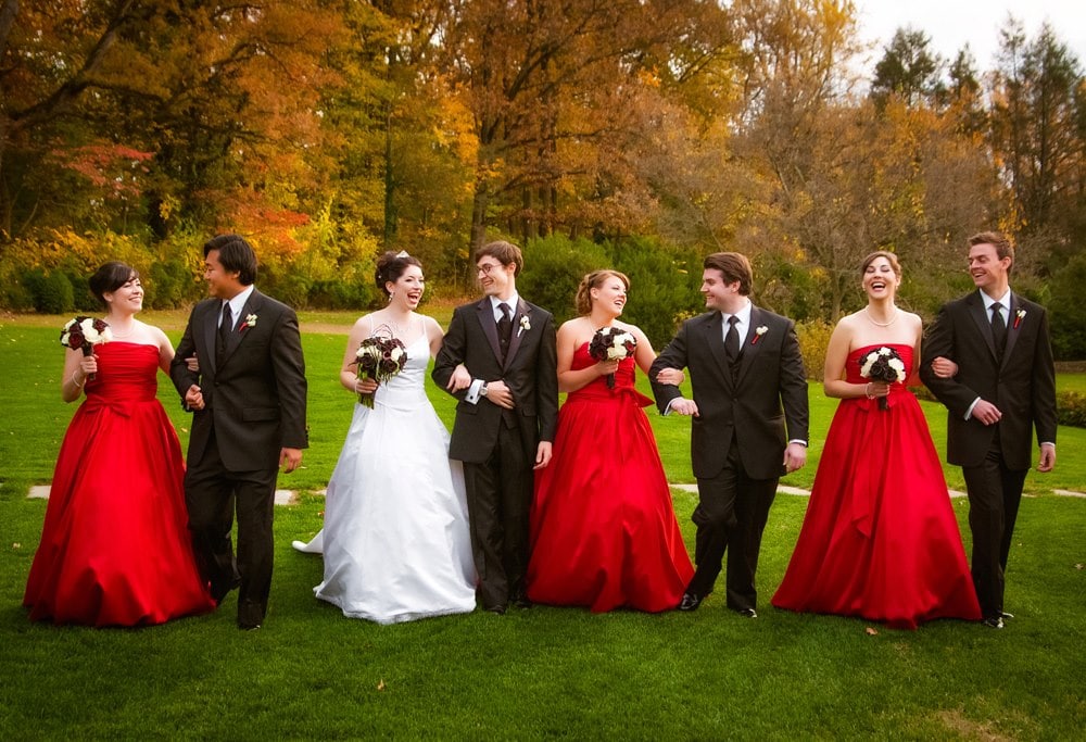 An intimate bridal party allowed for us to have more fun during our bridal party portraits and I still am very close to each of my bridesmaids!