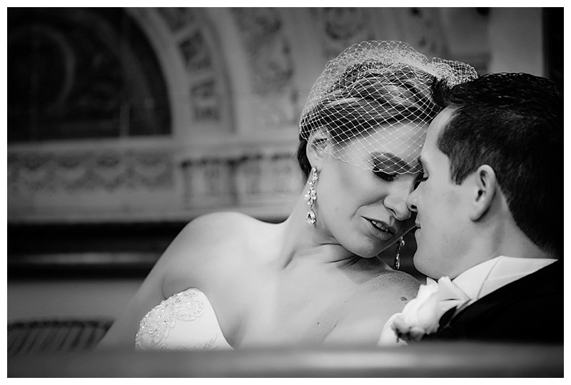 Sharing a quiet moment inside before heading off to their ceremony. 