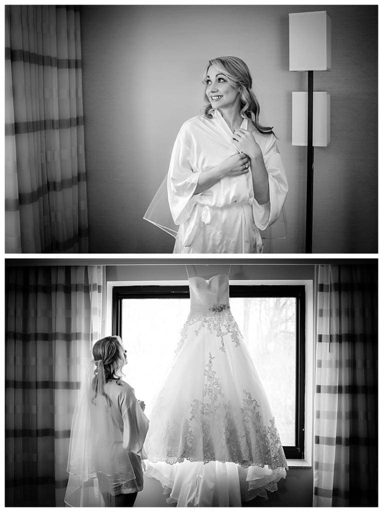 Charmaine looks like a fairy princess as she got ready to get into her gown. Seriously, isn't she the cutest person ever?