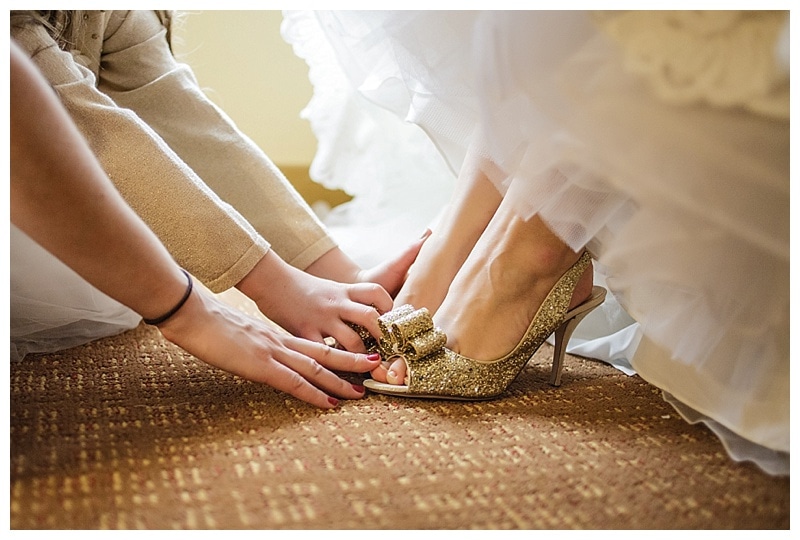 The cutest shoes to complete this adorable sprites wedding day look. 