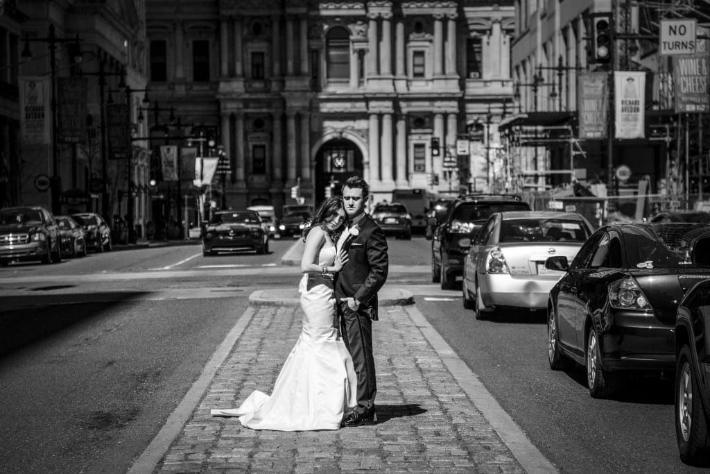 The iconic and familiar Broad Street shot with City Hall looming in the distance.