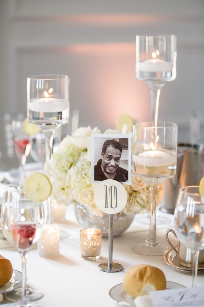Beautiful centerpieces coupled with a lovely homage to African American heritage made these tables beautifully unique. 