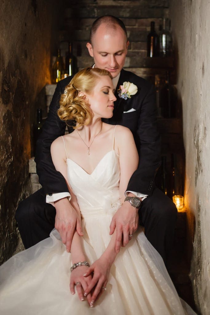 The wine cellar was the perfect place for another high drama and very romantic portrait of these two. 