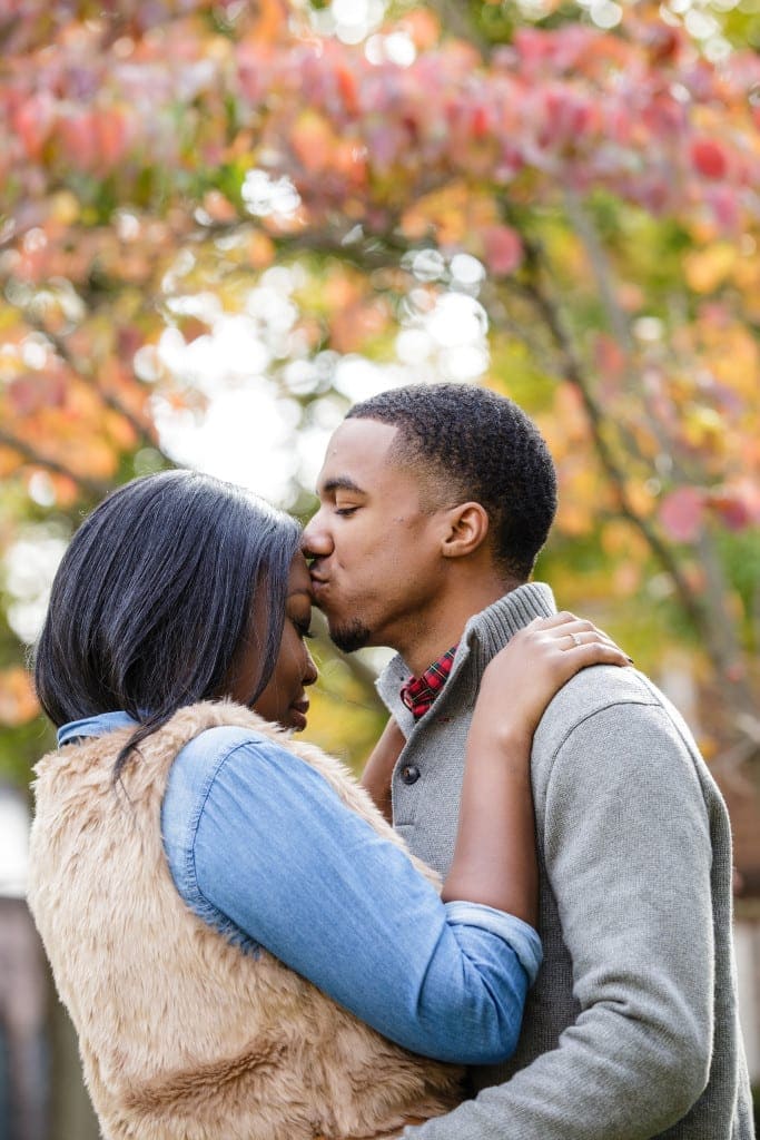 Fall engagement pictures at Rutgers University