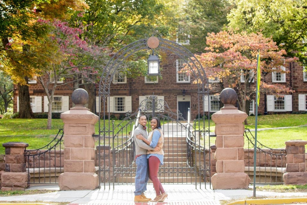 Rutgers engagement photos 