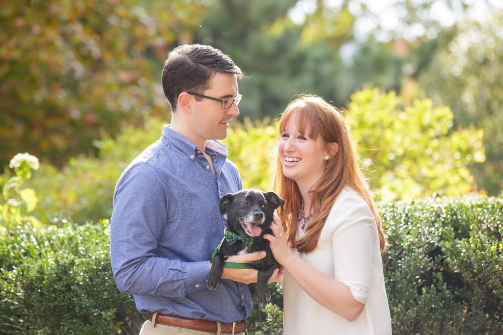 Engagement pictures with dogs - Philly Engagement photos