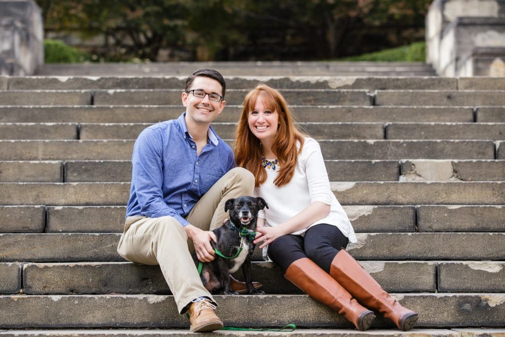 unique ideas for engagement photos- bring your pet 