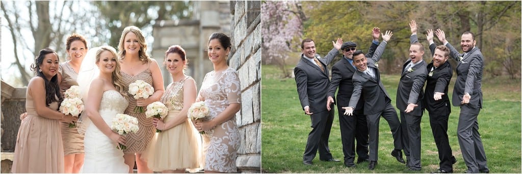 Merion Tribute House Blush and Gold Wedding 26