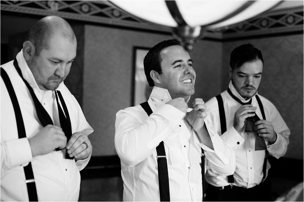 Andrea and Jason's Christiana Hilton Wedding with blue and sunflower yellow color scheme by Ashley Gerrity Photography 12
