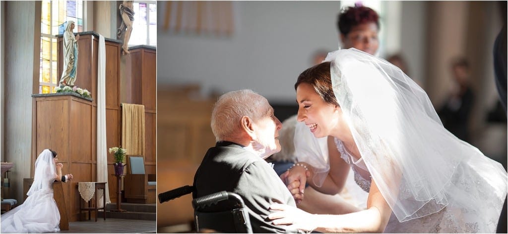 Andrea and Jason's Christiana Hilton Wedding with blue and sunflower yellow color scheme by Ashley Gerrity Photography 15