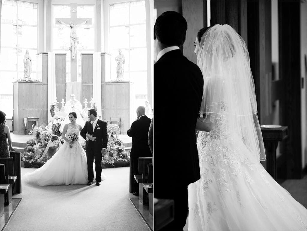 Andrea and Jason's Christiana Hilton Wedding with blue and sunflower yellow color scheme by Ashley Gerrity Photography 17