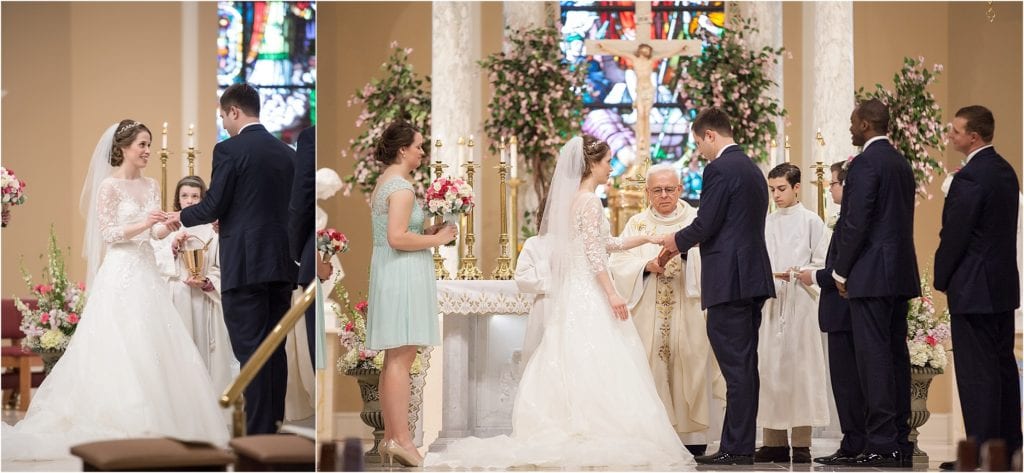 catholic ceremony vows pa wedding photos