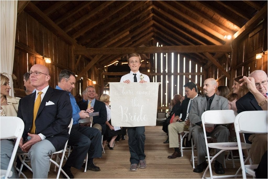 rusticBarn at Forestville Rustic wedding ceremony photos