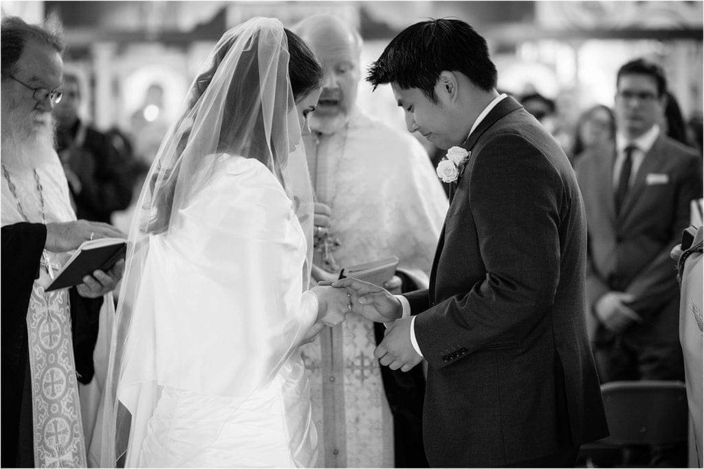  Orthodox Wedding photos ring exchange in Souderton PA