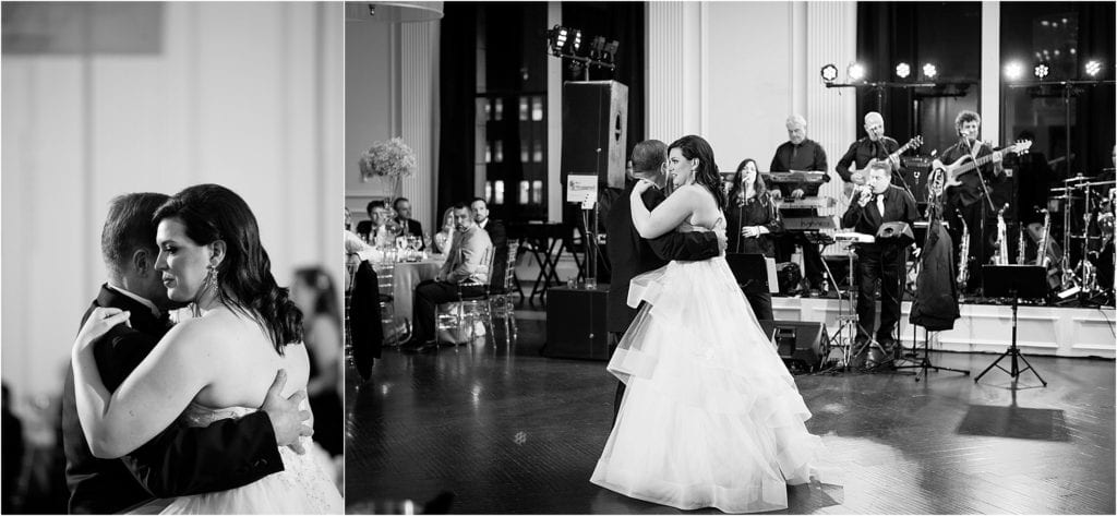 classic Cescaphe Downtown Club Wedding father daughter dance