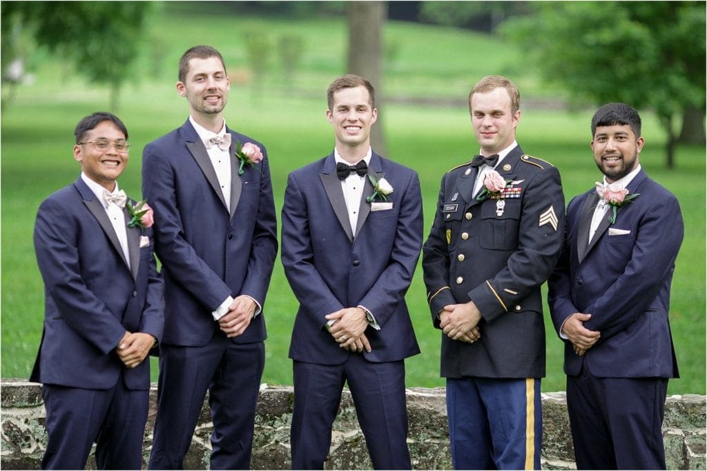 navy blue suites for weddings - groom attire and groomsmen outfits in blue