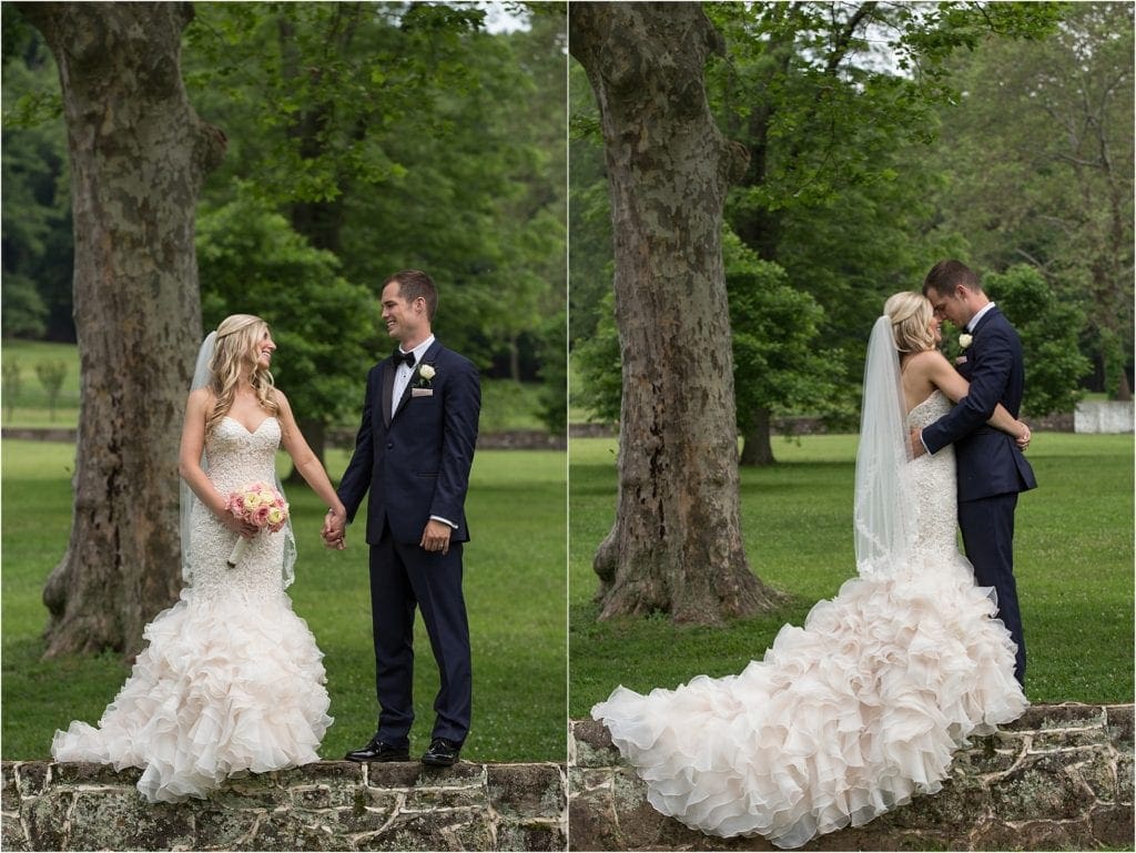 Valley Forge pictures of bride and groom- so romantic