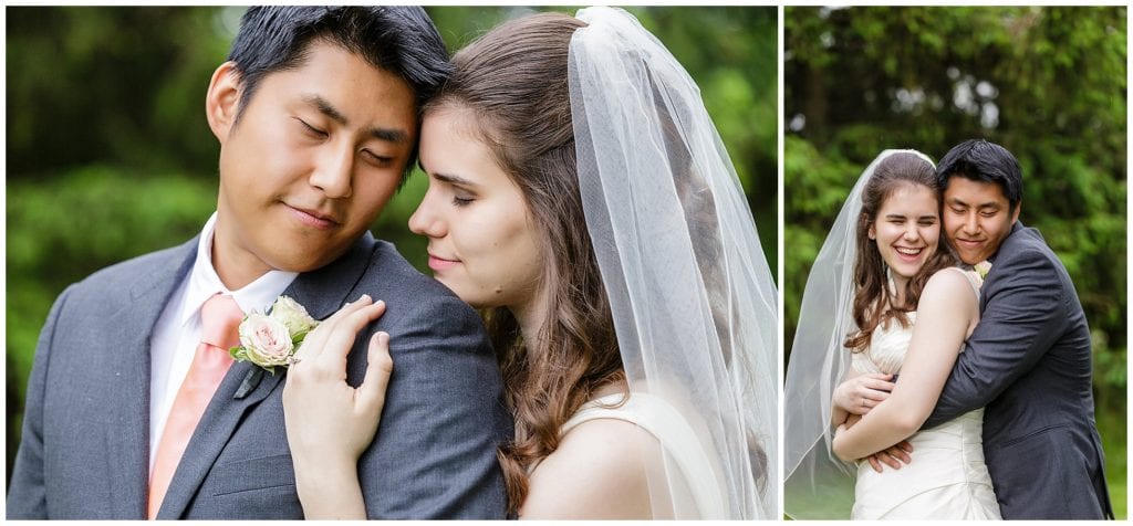 outdoor pictures bride and groom