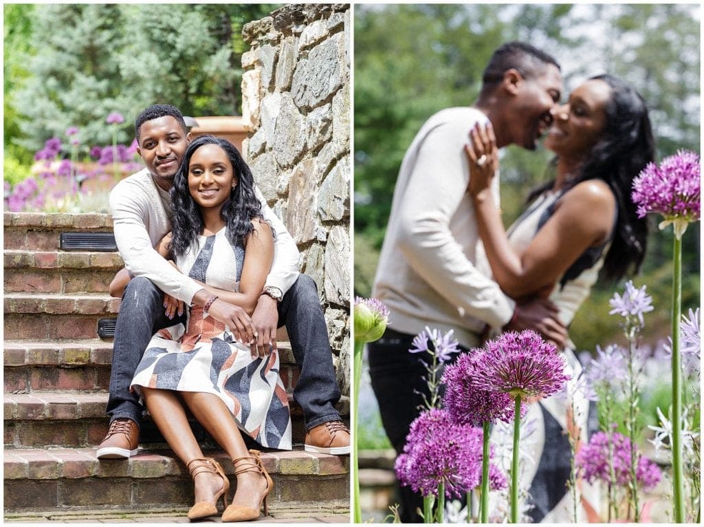 Longwood Gardens Engagement pictures