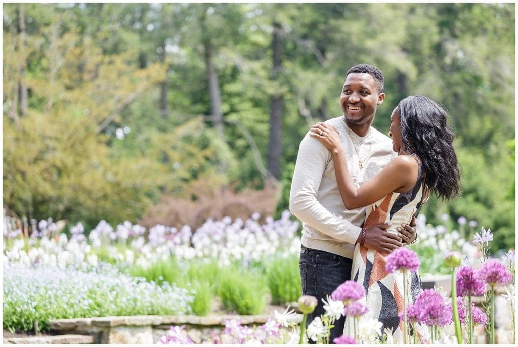 gorgeous engagement photography at Longwood Gardens Engagement