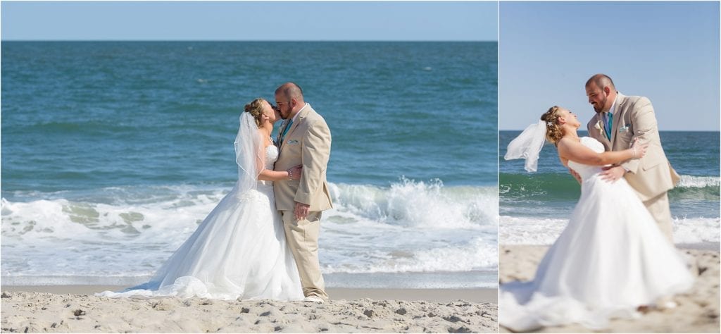 wedding beach photos in South Jersey
