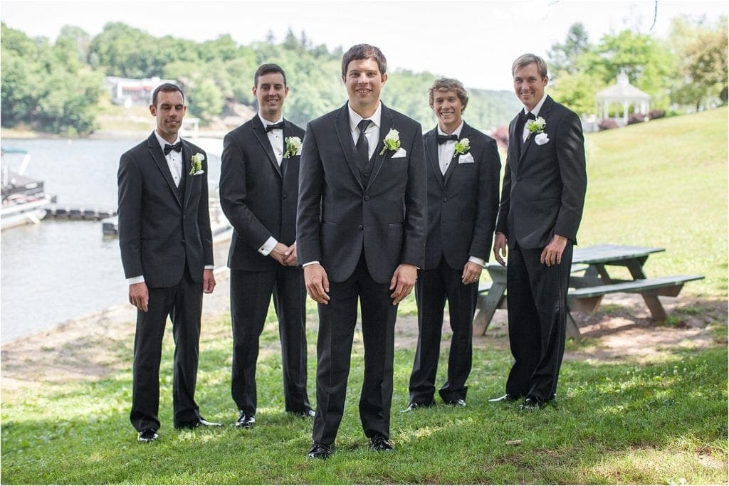 Berkshire Country Club in Reading Pennsylvania - photos of groom and groomsmen 