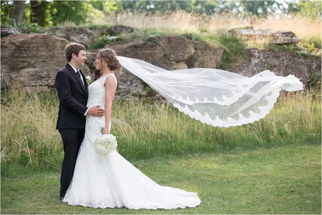 veil photos of bride with groom, stunning rustic wedding ideas, PA wedding