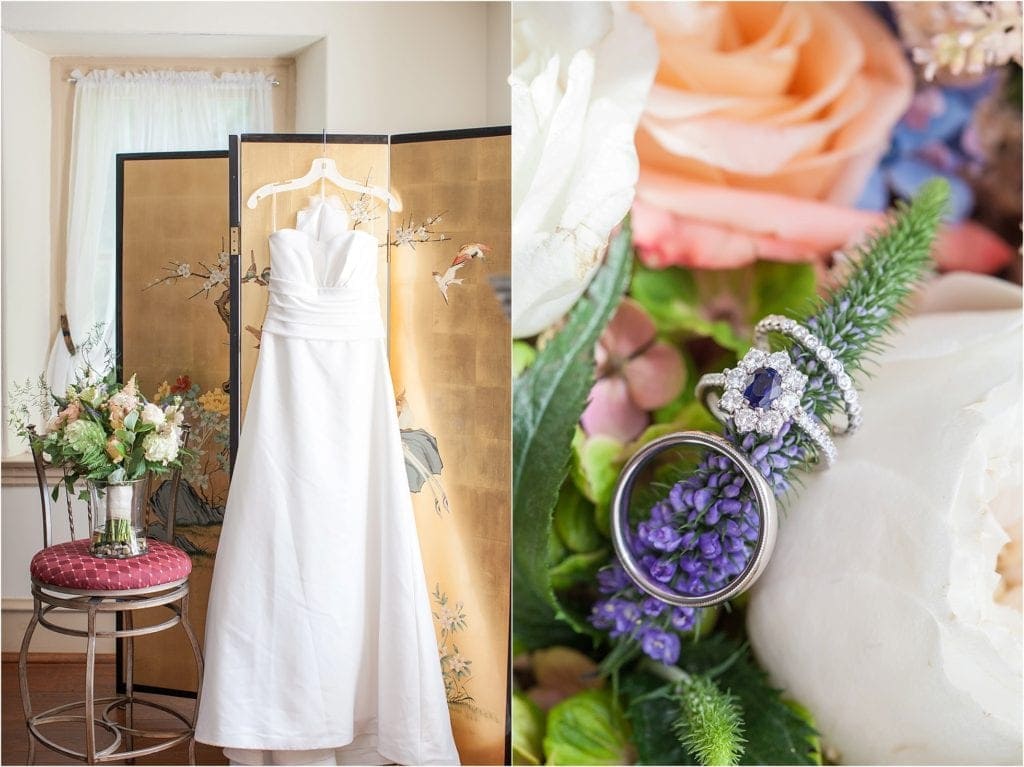 French Garden Themed Rustic Wedding at the Washingtonian at Historic Yellow Springs - Getting Ready Photos