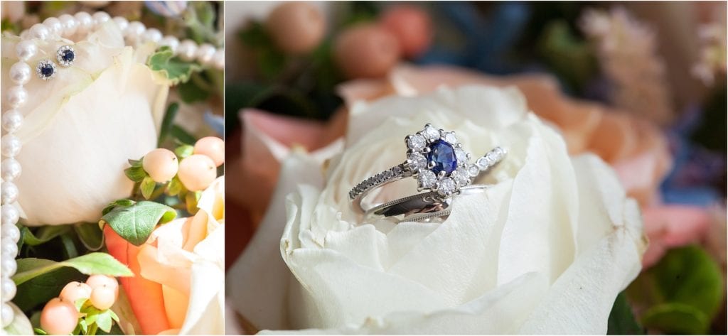 Washingtonian at Historic Yellow Springs getting ready pictures of bridal details