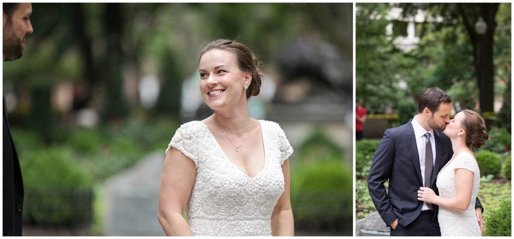 sweet moments of couple during their bridal portraits