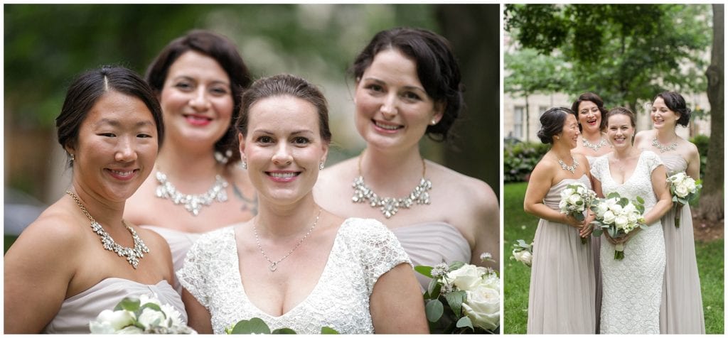 Vintage wedding ideas for bridesmaids and bride