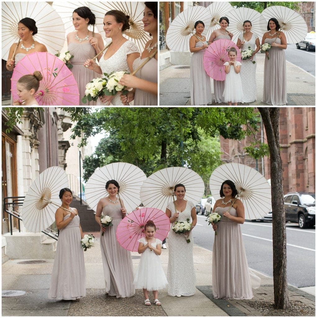 Unique umbrellas for wedding day!l love these as props 