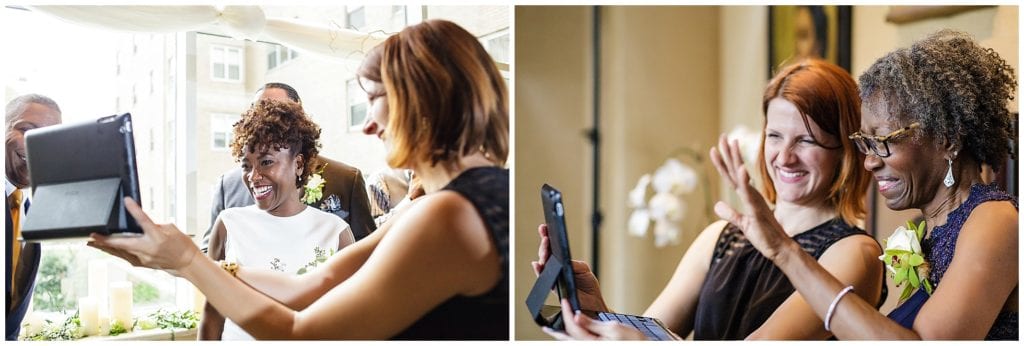 Arabella Events behind the scenes with her bride