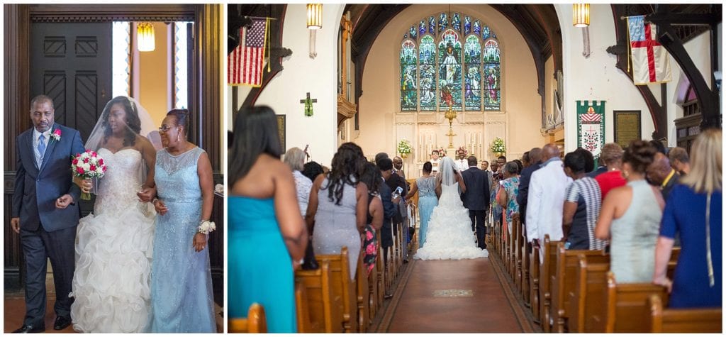 photos Christ Church Riverton wedding ceremony 