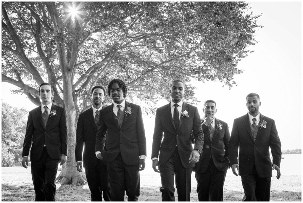 New Jersey Wedding at the Merion - photos of groom and grooms men