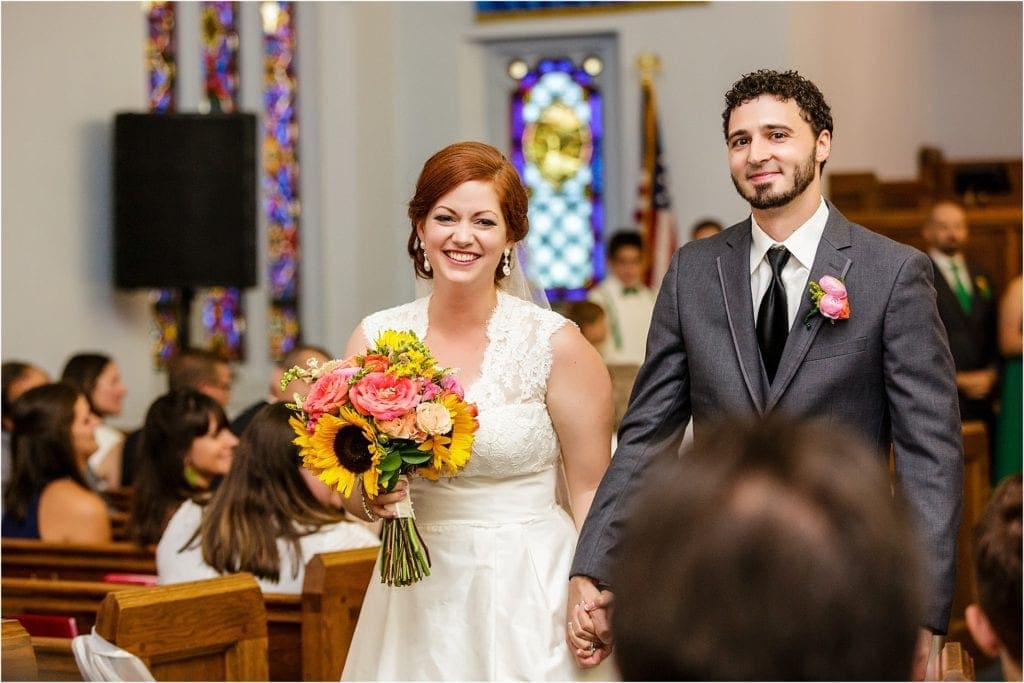 Brick Gables Lancaster Wedding photo of happy couple 
