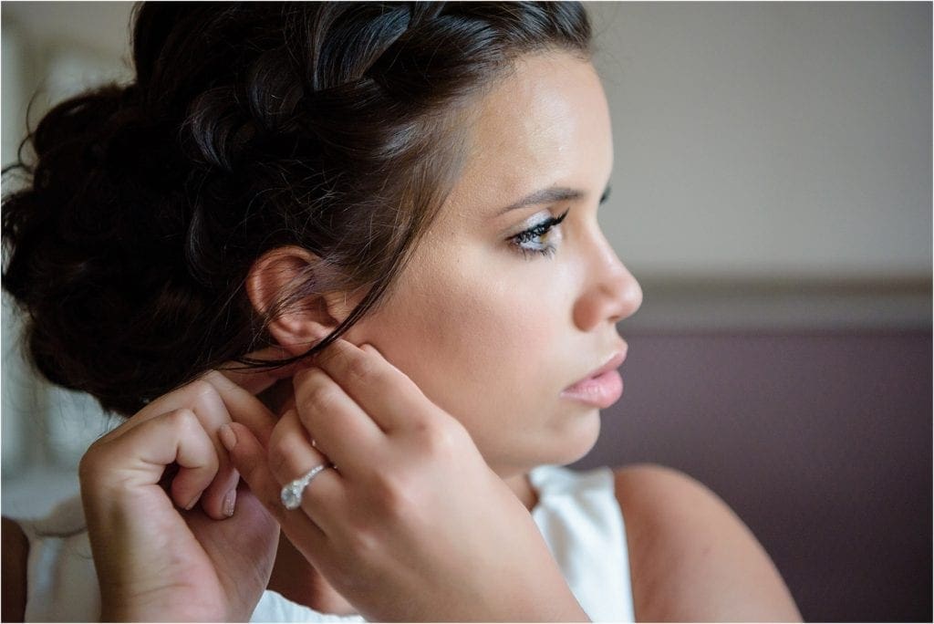 Beautiful bridal make up for this Philly bride on her wedding day. I love ehe hair style too