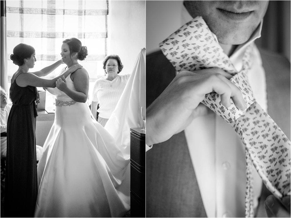  Hotel Palomar getting ready photos of bride and groom 