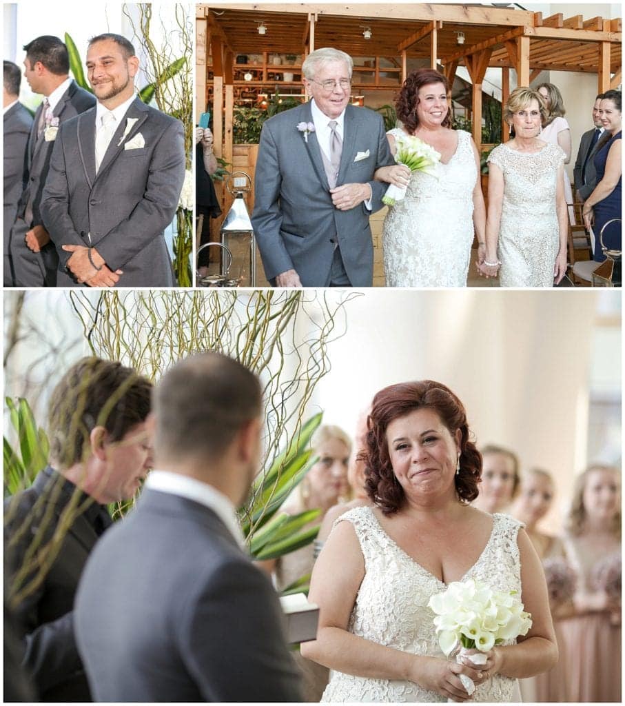 JG Domestic at the Cira Centre Wedding ceremony pictures, love the light in this venue 