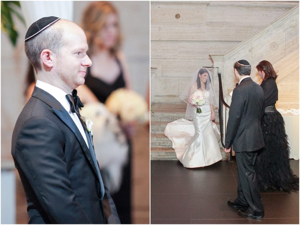 Elegant Jewish wedding ceremony at the Union Trust venue 